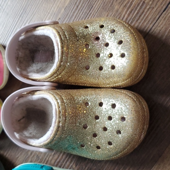 Kids Shoe Lot Size 12 Crocs, Stride Rite - Picture 2 of 14